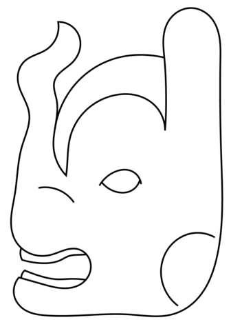 4Th Maya Month   Sotz' Coloring Page